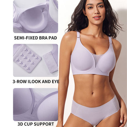 VRCÔMFY Lace Beauty Wireless Bra - Comfort & Lift for Women (LB)